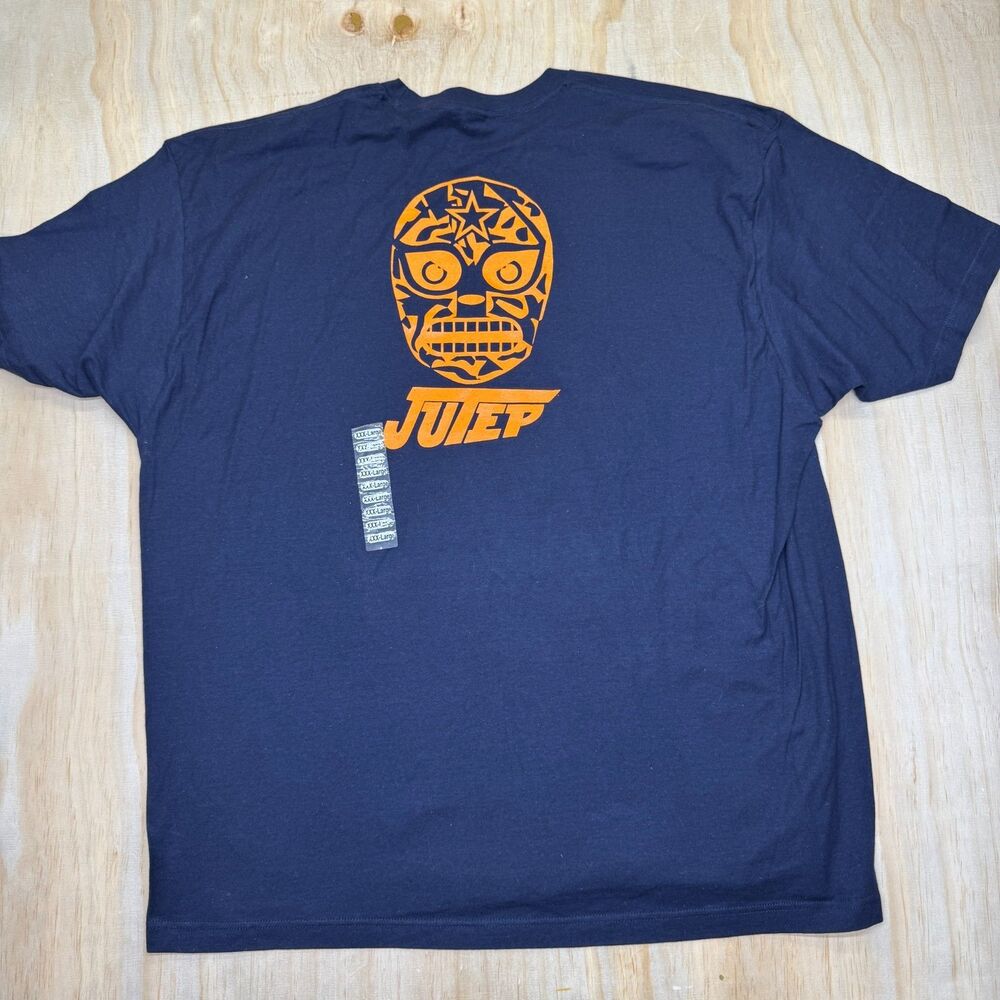 NWOT UTEP Miners Luchador JUTEP Short Sleeve Crewneck Shirt Cotton 3XL
